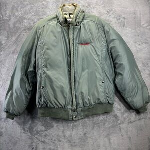 VTG MVP COR USA Made New York Adult Large Flight Bomber Jacket Sharp Embroidered